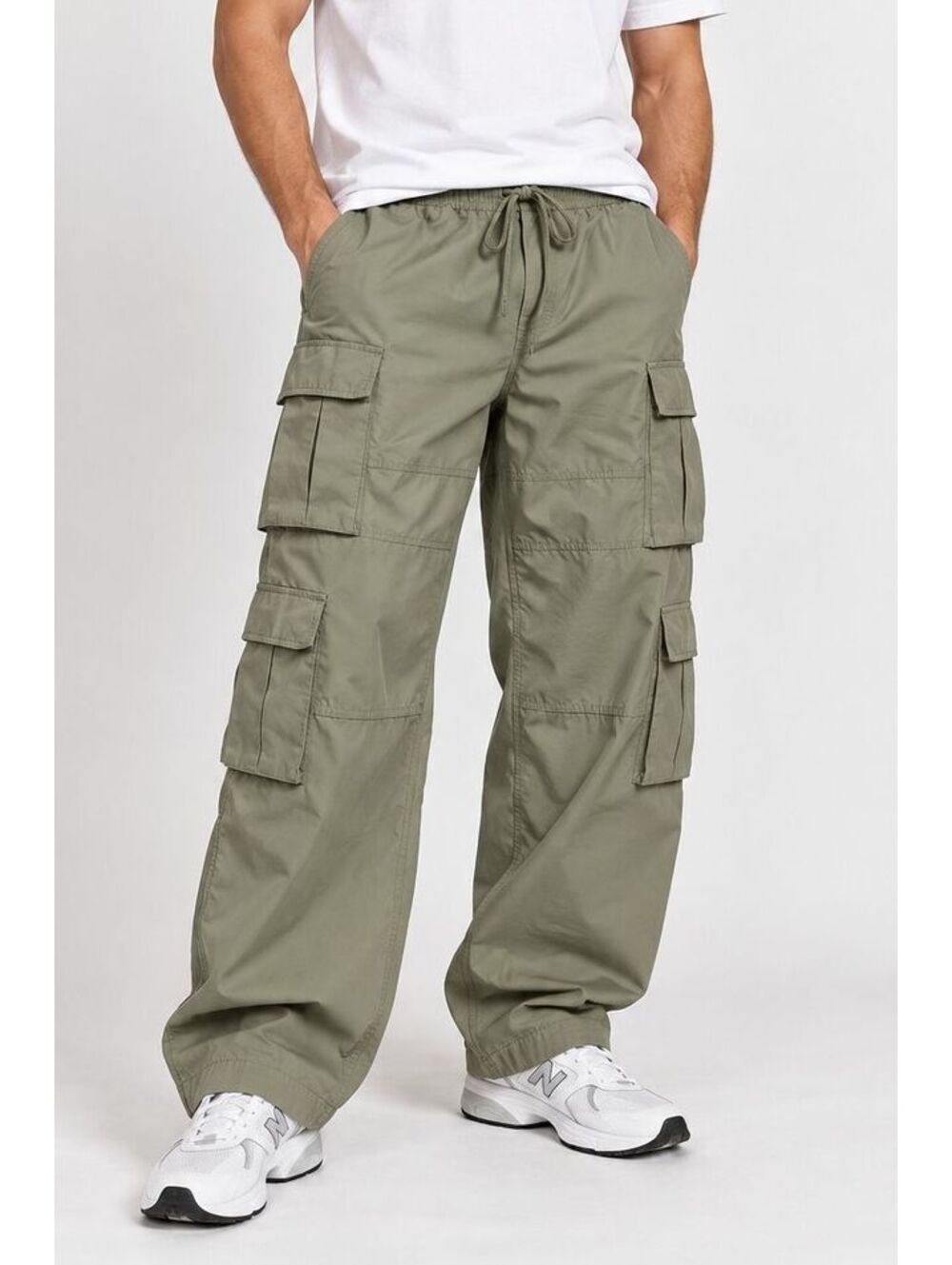 PacSun Parker Baggy Cargo Pants Men's M Dusty Olive Utility Gorpcore Y2K